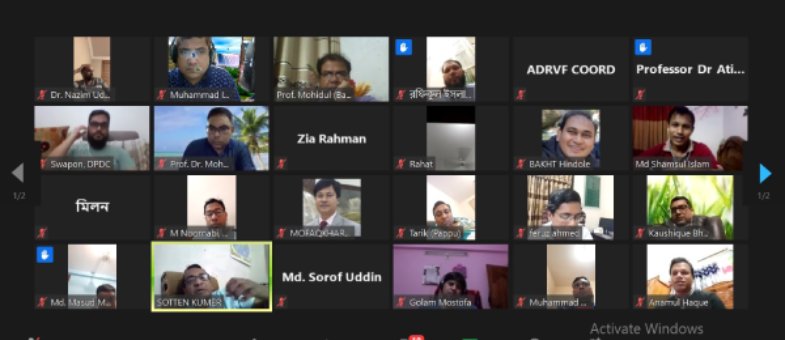 1st Zoom Meeting at 17/10/2020